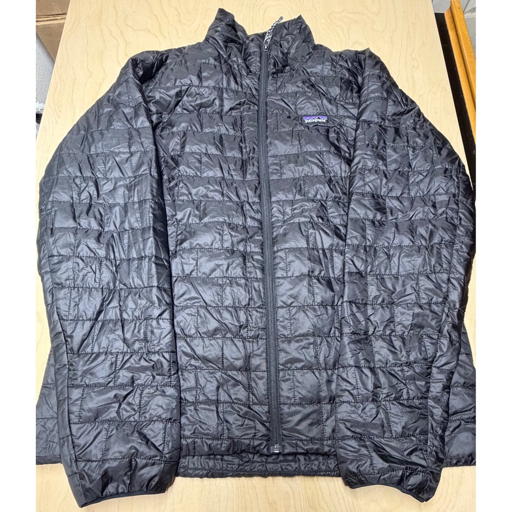 Patagonia Nano Puff Jacket Mens XL Black Packable Insulated 84213